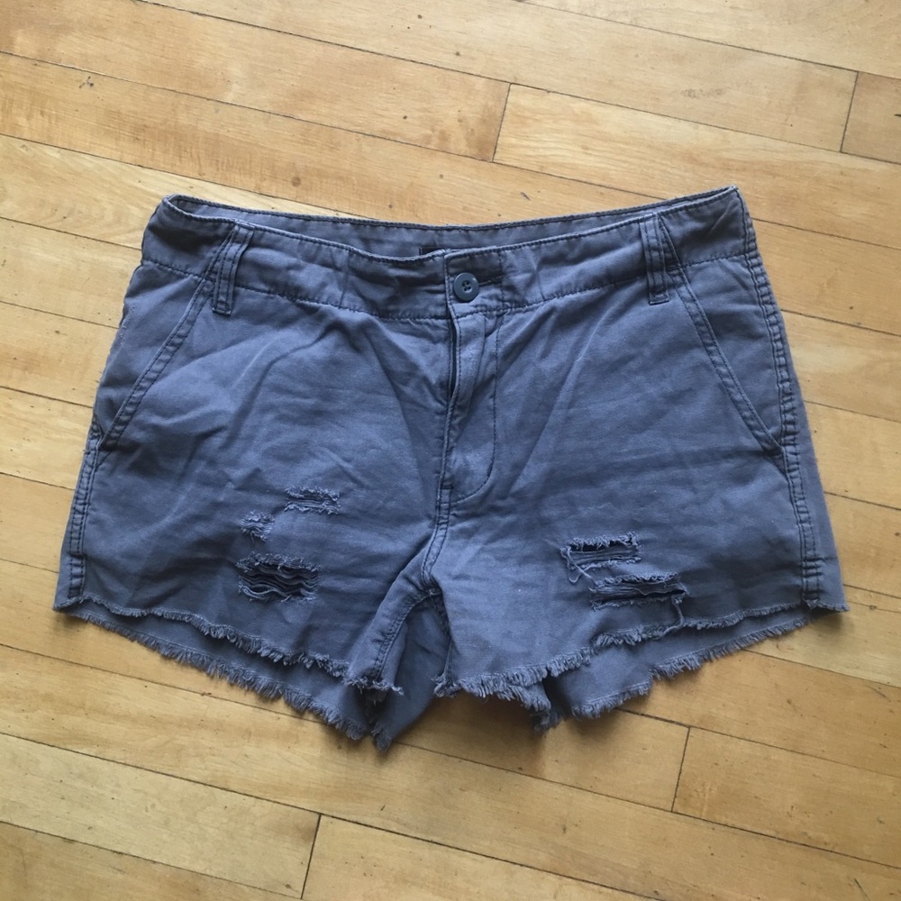 Gray urban outfitters city off shorts